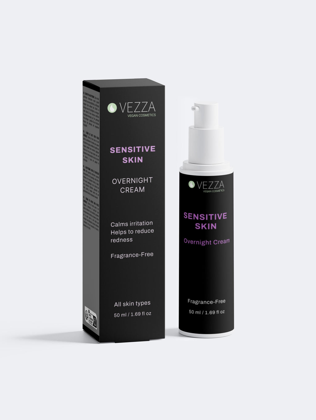 Sensitive Skin Overnight Cream, Fragrance-Free